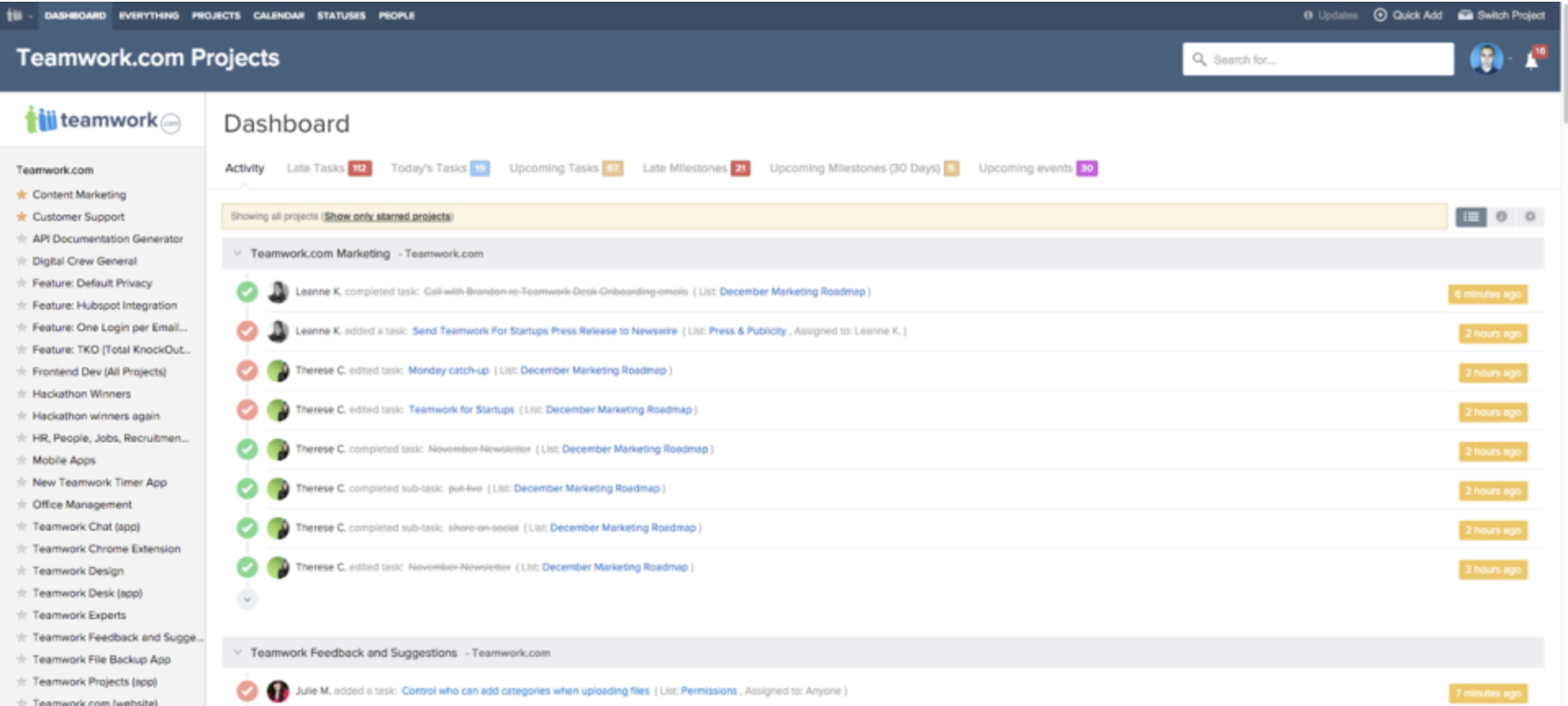 Gantt Chart Chrome Extension