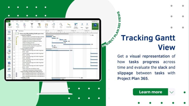 Tracking Gantt Project Plan 365