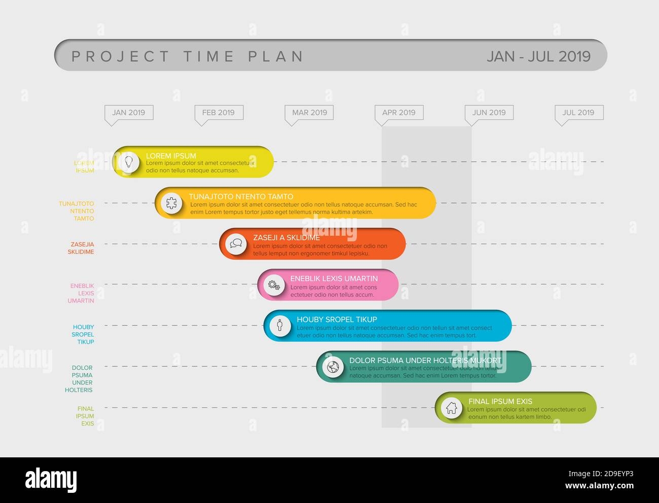Gantt Chart Illustrator