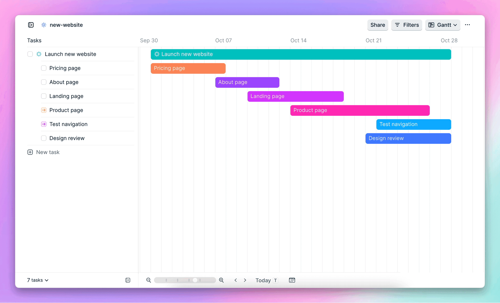 What s New Gantt Charts 0 104 Height