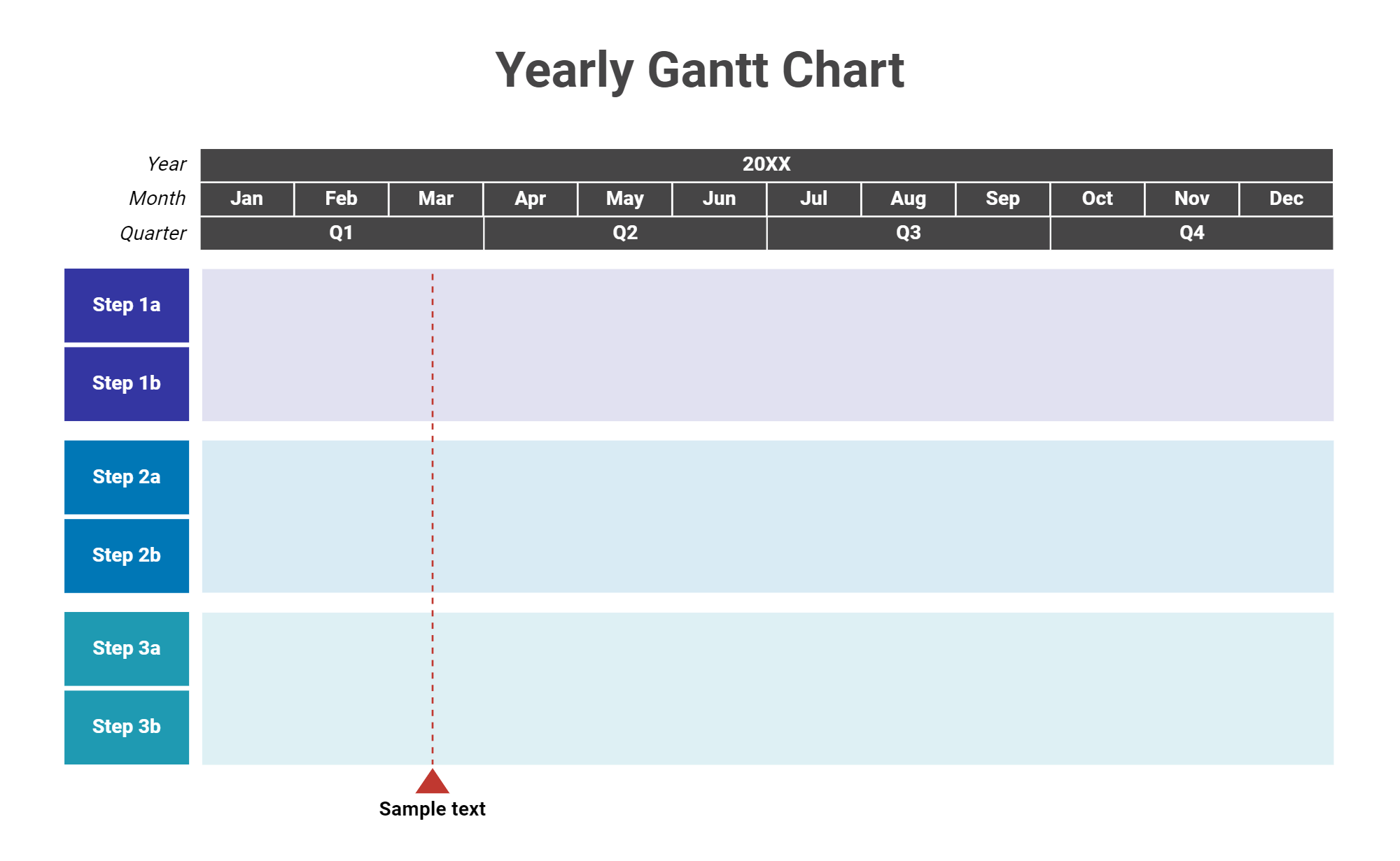 Annual Gantt Chart Template